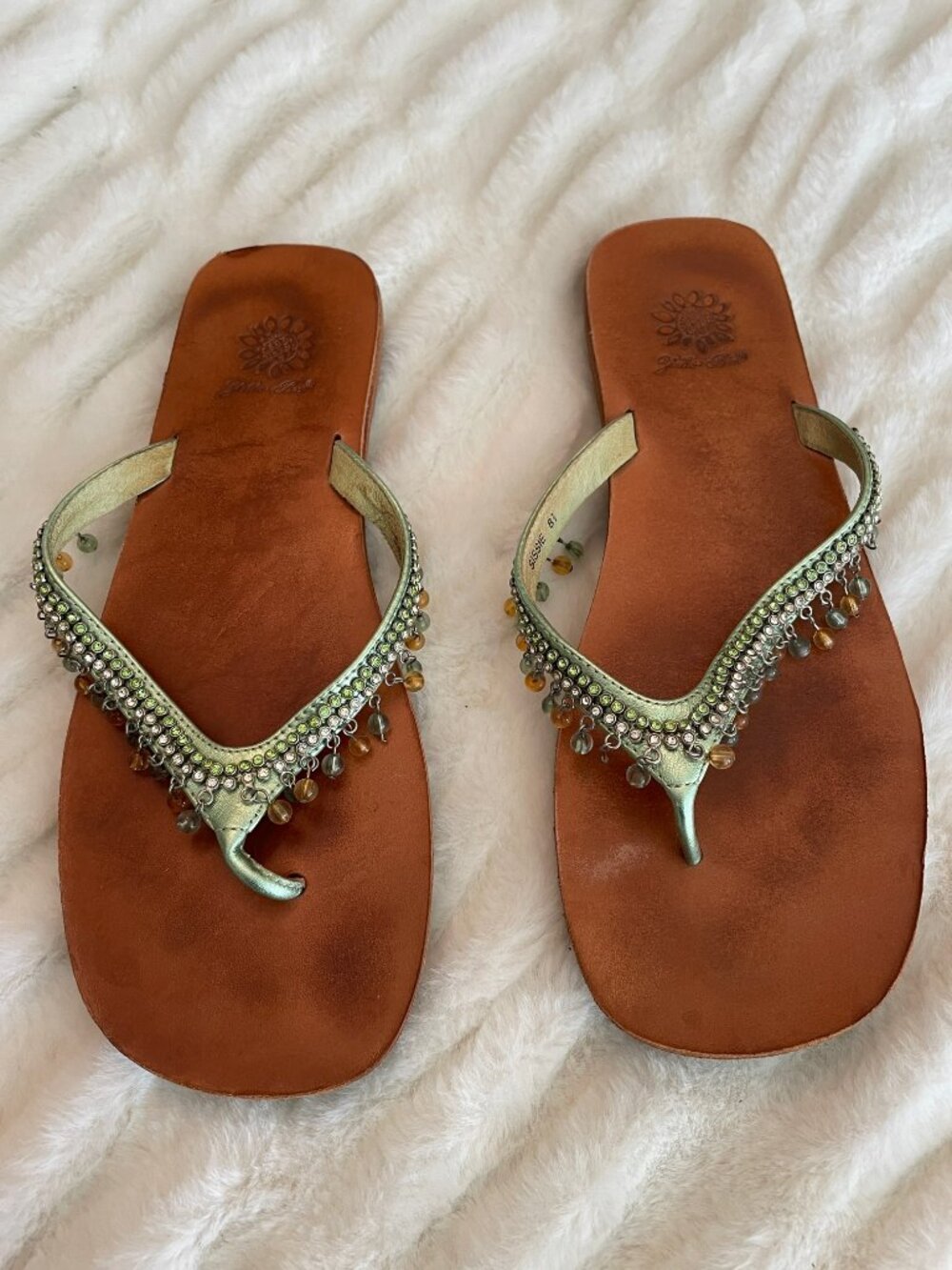 beaded sandals